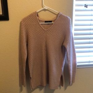Light pink hoodie sweater